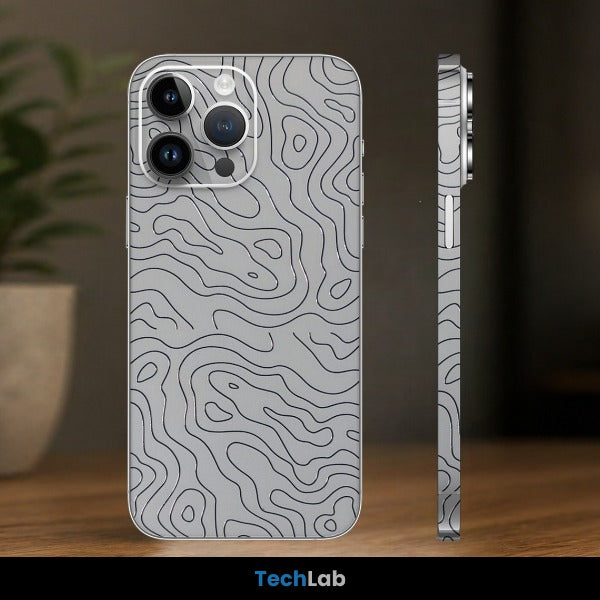 Topographic Line Mobile Skin