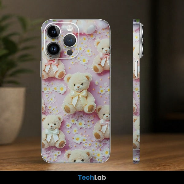 Teddy Bear Blossom Mobile Skin