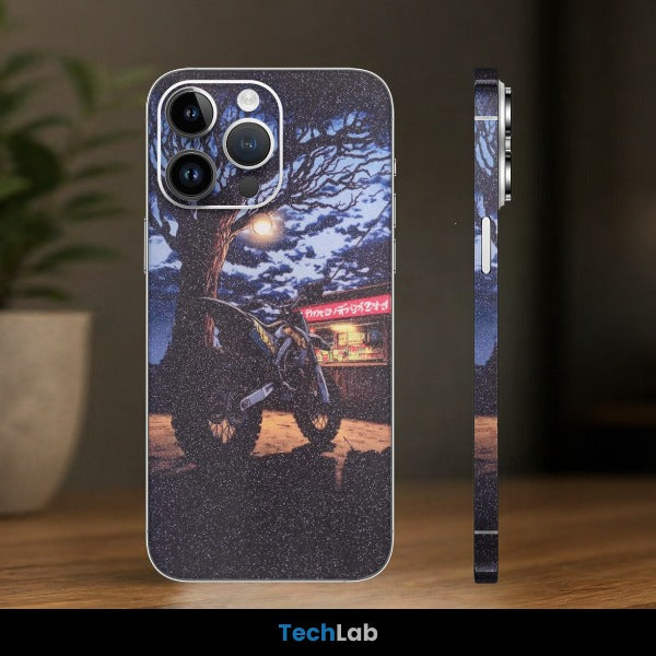 Tokyo Dirt Bike Night Stop Mobile Skin