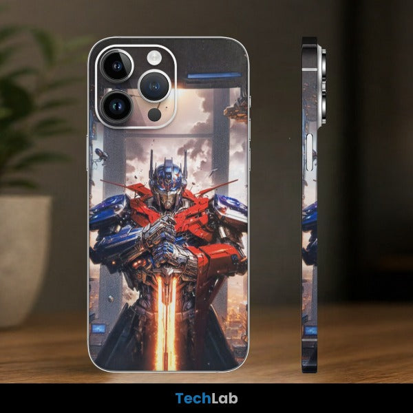 Optimus Prime Battle Stance Mobile Skin