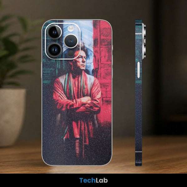 Imran Khan Portrait Mobile Skin