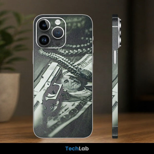 Street Money Grayscale Edition Mobile Skin
