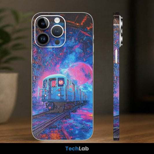Neon Subway Cosmic City Mobile Skin