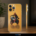 Golden Hour Rider Reflection Mobile Skin