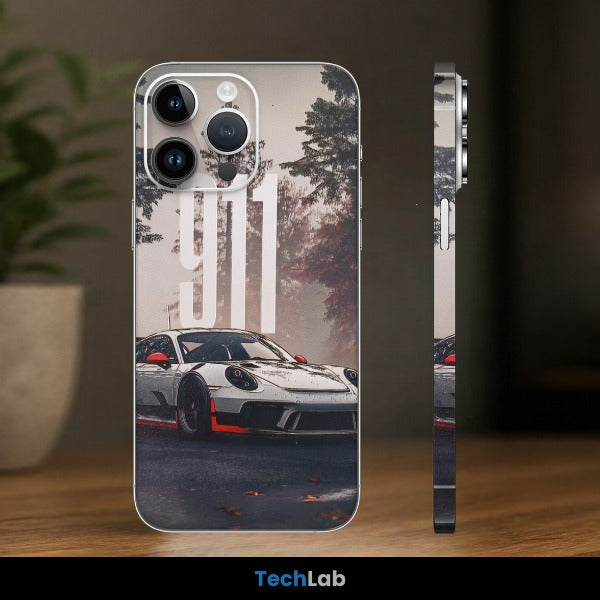 Porsche 911 Autumn Drive Mobile Skin