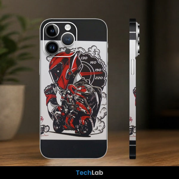 Redline Speedometer Rider Mobile Skin