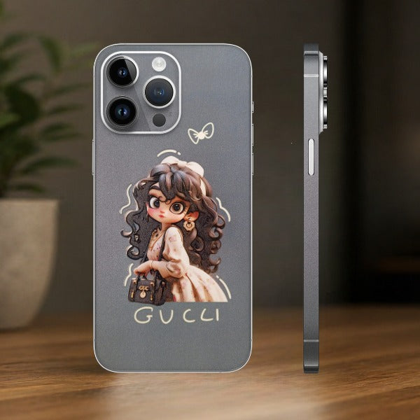 Curly Doll Chic Mobile Skin