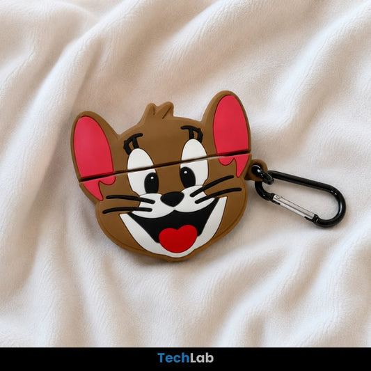 Jerry Mouse Cheerful Face AirPods Case